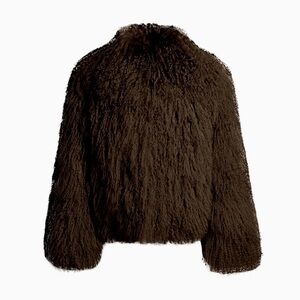 NWT Susanna Chow Carrie Shearling Coat